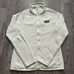 Women's Cream Full-Zip Patagonia Jacket